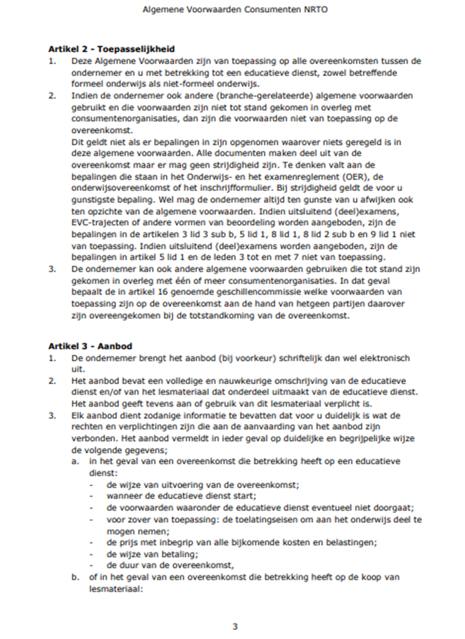 Algemene Voorwaarden 2